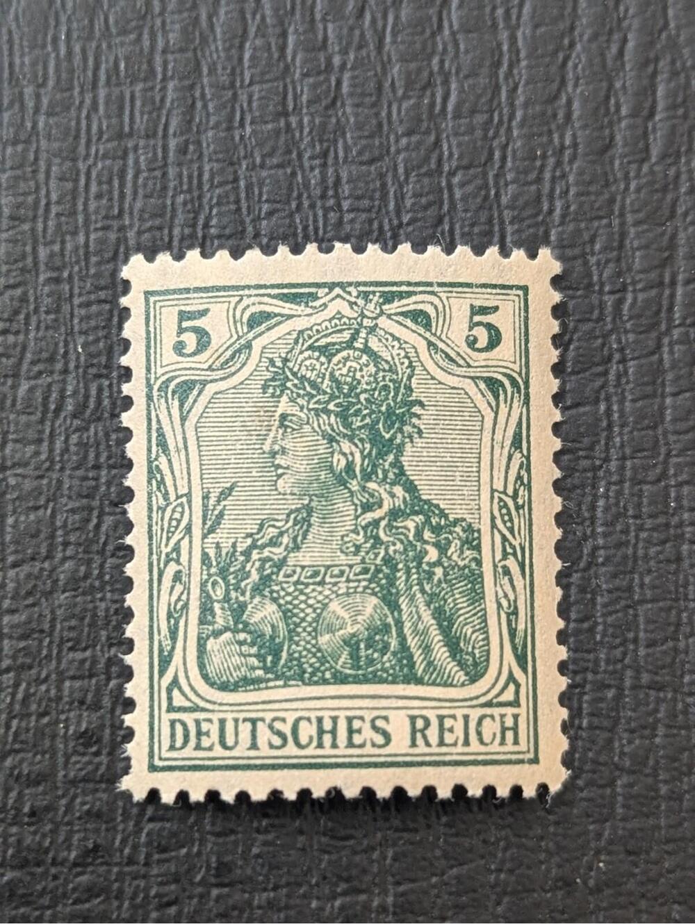 Stamp Germany Deutsches Reich Germania 5 Pfennig 1905 Mi. Nr. 82